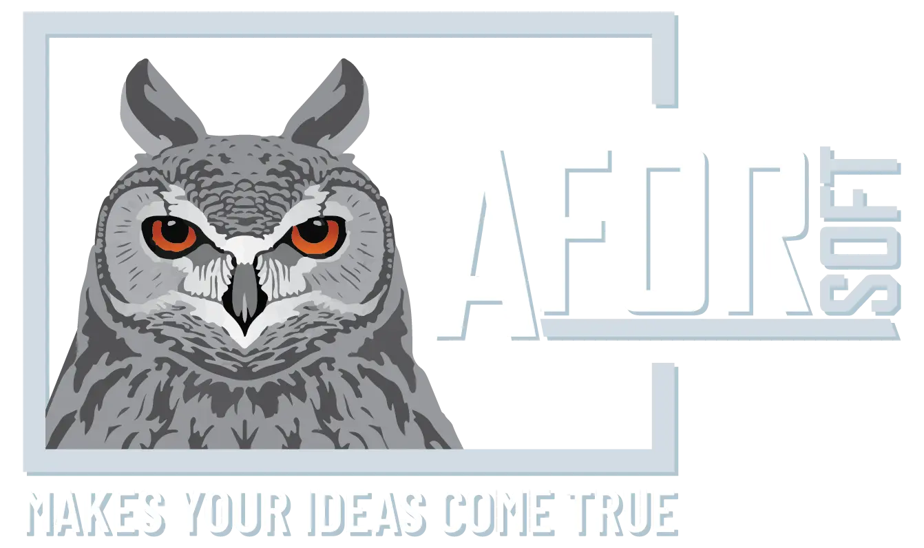 Aforsoft YazÄ±lÄ±m DanÄ±ÅŸmanlÄ±k Siyah Fon Logo